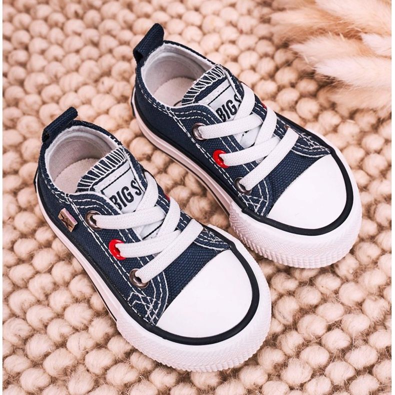 Children's Classic Low Sneakers Big Star HH374091 Navy Blue ['navy'] 2