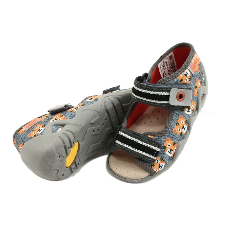 Befado yellow children's shoes 350P016 orange grey 4 Befado yellow children's shoes 350P016 orange grey 4