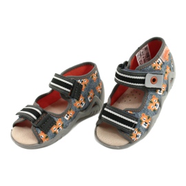 Befado yellow children's shoes 350P016 orange grey 3 Befado yellow children's shoes 350P016 orange grey 3