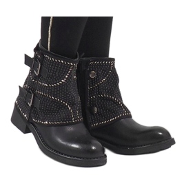Marquiiz Black decorated boots 6352-PA 1 Marquiiz Black decorated boots 6352-PA 1