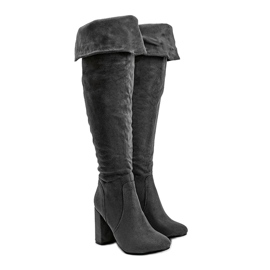 Gray, insulated boots with a soft Infrared upper grey 1