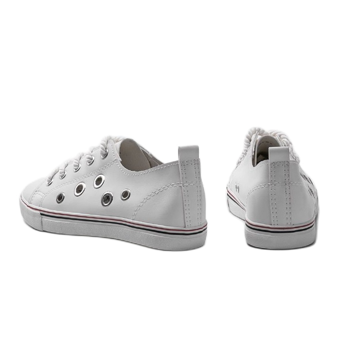 White leather sneakers FG-2767 1