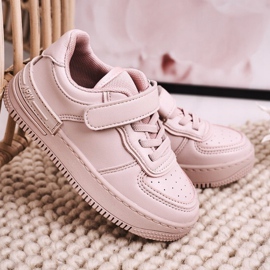 Apawwa Children's Sport Shoes With Velcro Pink Airy 2 Apawwa Children's Sport Shoes With Velcro Pink Airy 2