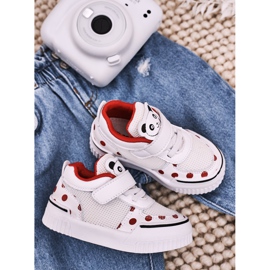 Apawwa Children's Sport Shoes With Panda Red and White Chico 1