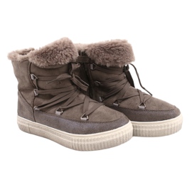 American Club Eskimo Taupe boots beige 3