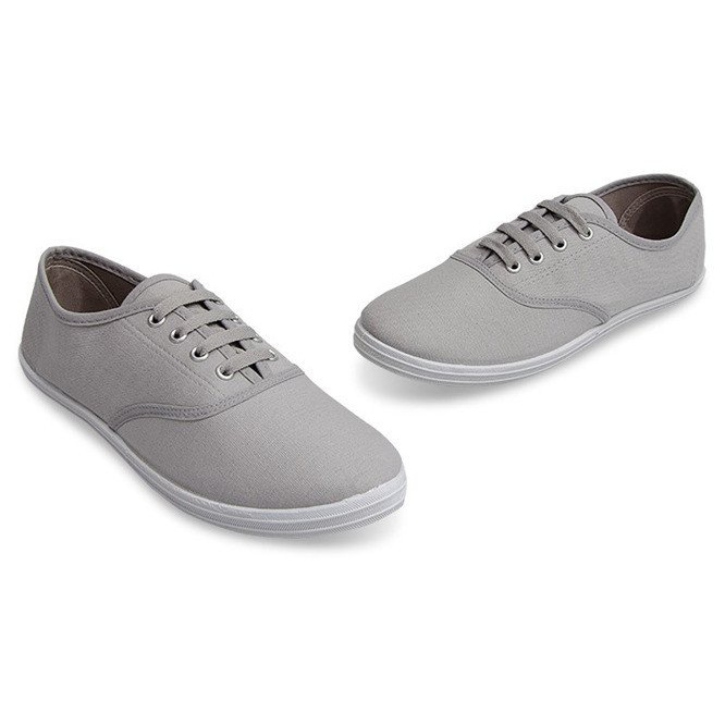 XY-02 Gray textile sneakers grey 2