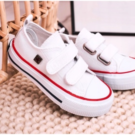 Children's Low Sneakers With Velcro Big Star HH374095 White 1 Children's Low Sneakers With Velcro Big Star HH374095 White 1