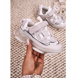 Apawwa Children's Sport Shoes Sneakers With Transparent Sole White Bailey 2 Apawwa Children's Sport Shoes Sneakers With Transparent Sole White Bailey 2