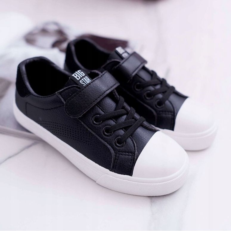 Children's Sneakers With Velcro Big Star DD374108 Black ['black'] 2