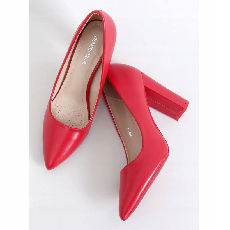 Pumps on the red post 4005 Red 1