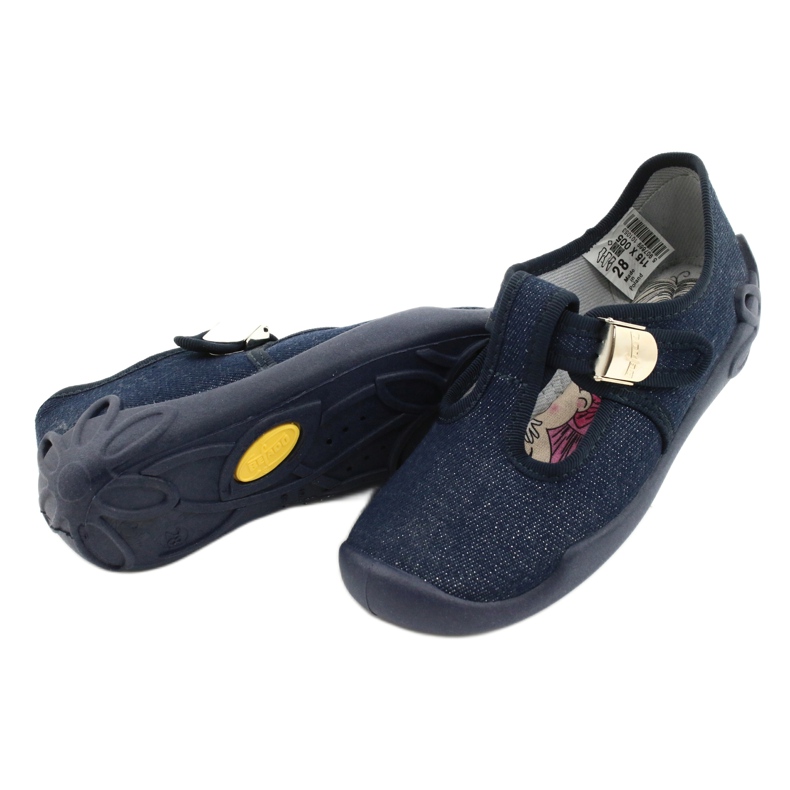 Befado children's shoes blanka navy blue 115X005 silver 5 Befado children's shoes blanka navy blue 115X005 silver 5