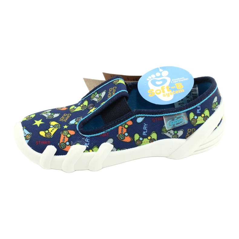 Befado children's shoes 290X215 navy blue blue grey yellow 5