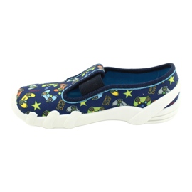 Befado children's shoes 290X215 navy blue blue grey yellow 1