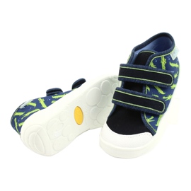 Befado children's shoes 212P069 navy blue green 4