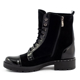 Dolce Pietro Black insulated boots for women 2065 1