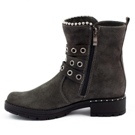 Dolce Pietro Women's warm boots 2054 gray grey 1