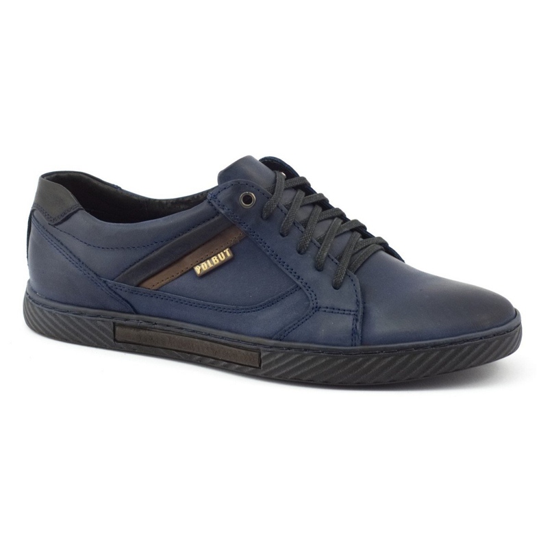 Polbut Men's shoes J47 navy blue 2