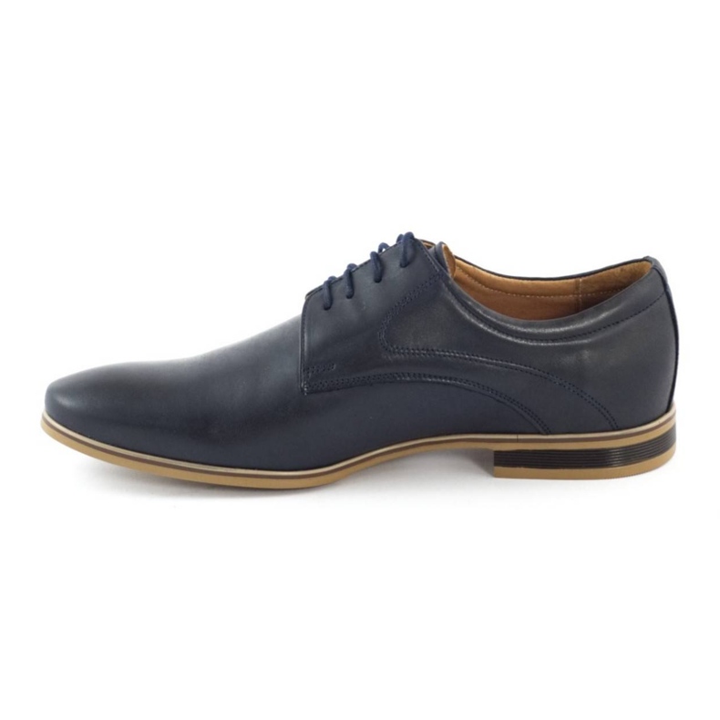Men's formal shoes 579 navy blue 1