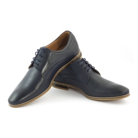 Men's formal shoes 579 navy blue 3