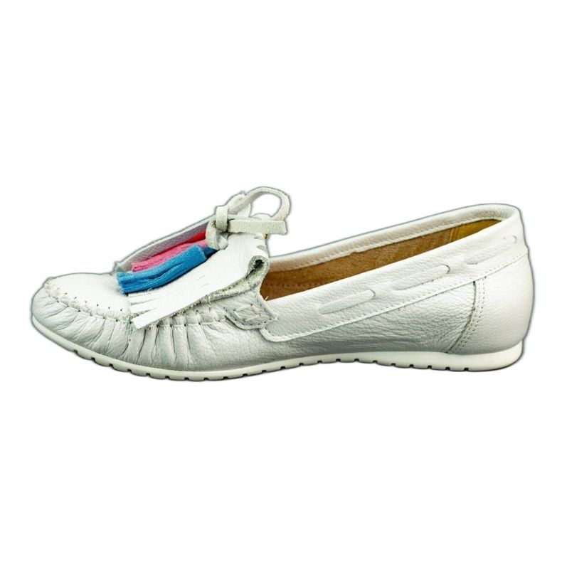 Lewski Women's loafers 2673 white pearl 1