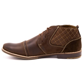 Olivier Quilted men's shoes 254 brown 1