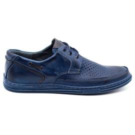 Polbut Men's openwork shoes J44L navy blue 1