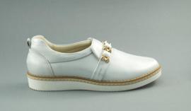 Dolce Pietro Shoes slip on sneakers 1091 white-silver multicolored 1