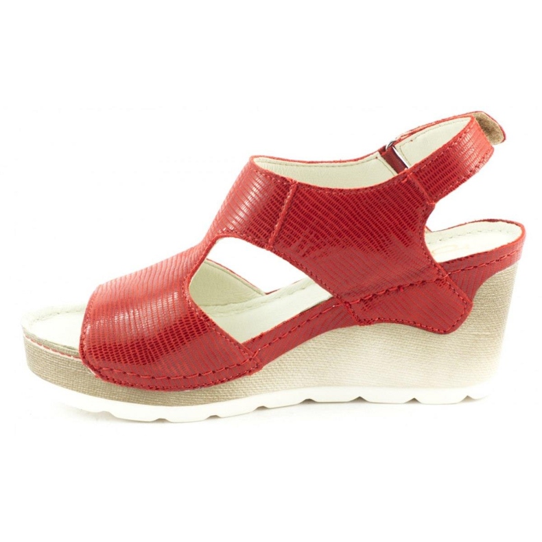 Dolce Pietro Wedge sandals 0888 red 1