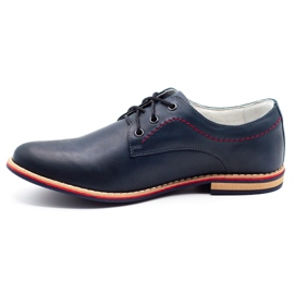 ABIS Men's leather shoes 4149 Grl navy blue 1 ABIS Men's leather shoes 4149 Grl navy blue 1