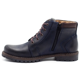 Polbut Men's snow boots J34S navy blue 1