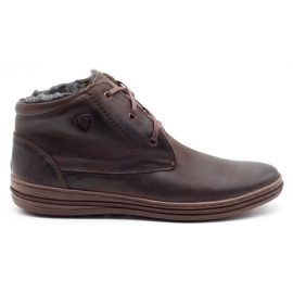 Polbut 339 winter boots for men, dark brown 1