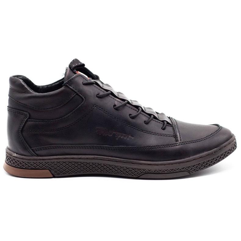 Polbut K25F kabir winter men's shoes black 1