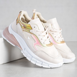 Sweet Shoes Stylish Beige Sneakers 2