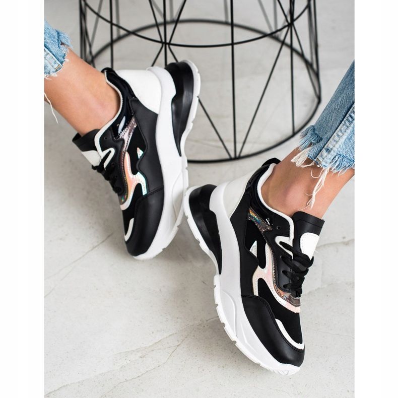 Sweet Shoes Stylish Black Sneakers 1