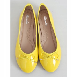 Neon yellow ballerinas DY-01 Yellow 1