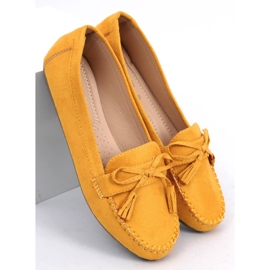 BM Women's honey loafers XR-1R2 Yellow 1