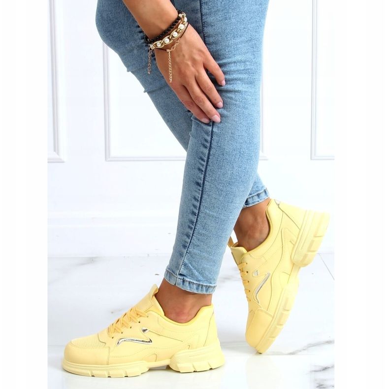 Yellow sports shoes 3158 Yellow 2