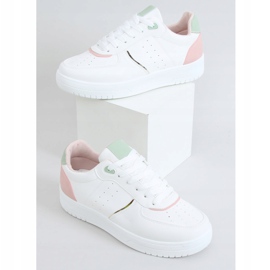 White women's sports shoes BL218P Pink 1