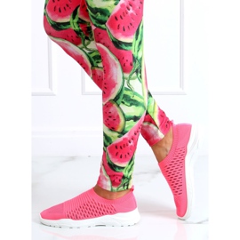 Pink 9862 Fushia socks sports shoes 2