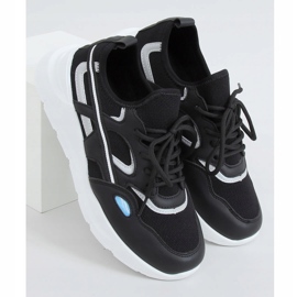 Black sports shoes B0-560 Black 1