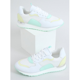 Multicolor sports shoes C915 WHITE / YELLOW / GREEN multicolored 1