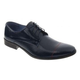 Men's formal shoes 199 navy blue 1