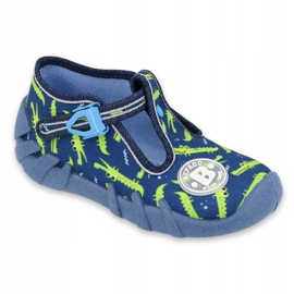 Befado children's shoes 110P410 navy blue green 1