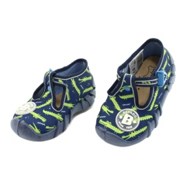 Befado children's shoes 110P410 navy blue green 3 Befado children's shoes 110P410 navy blue green 3