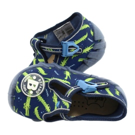 Befado children's shoes 110P410 navy blue green 5