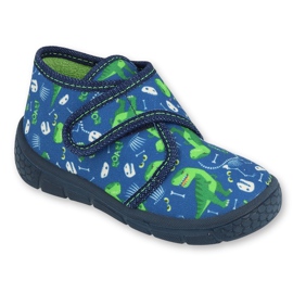 Befado children's shoes 538P037 white navy blue green 1