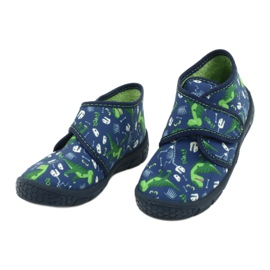 Befado children's shoes 538P037 white navy blue green 3