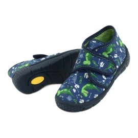 Befado children's shoes 538P037 white navy blue green 4