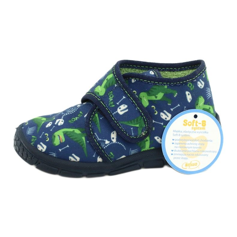Befado children's shoes 538P037 white navy blue green 6