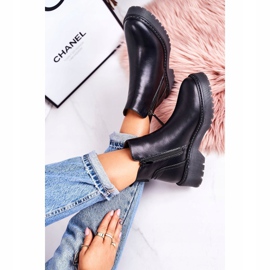 J.STAR But Women's Warm Boots On A Rubber Sole Black Moon Walk 3